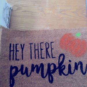 Pumpkin porch  mat